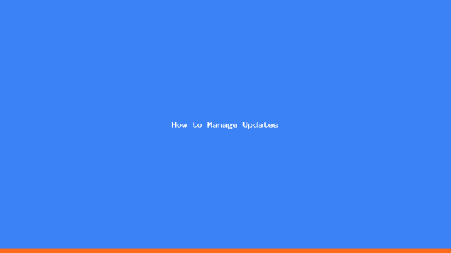 How to Manage AcquisitionSuite Updates